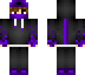 hoddie boy black and purple