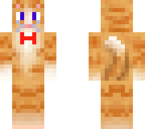orang tabby cat with a bowtie
