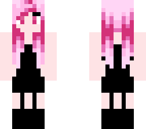pink haired girl