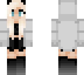 gray hoodie girl