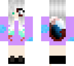 my albino werewolf mix but with a sweater