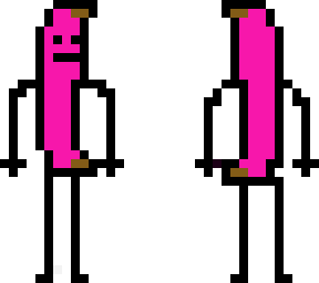 pink banana