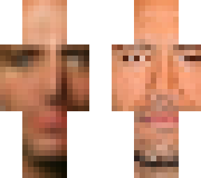 bald guy and the rock