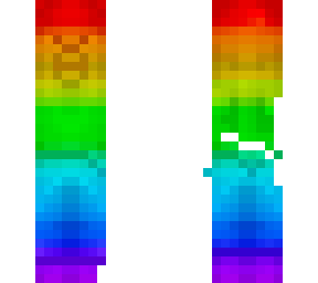 creeper rainbow steve