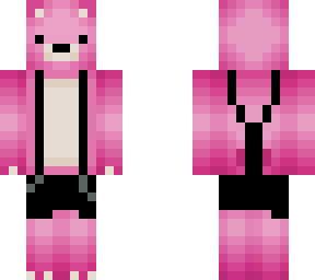pink bear with hotpants