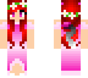 red haired pink princess (like princess rose but an other colour scheme)