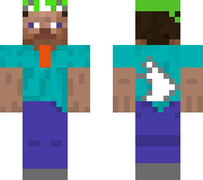 wolf+ steve with derp and bowtie
