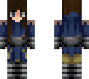 navy medieval girl