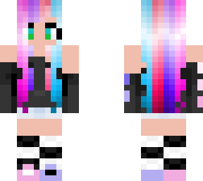 rainbow girl