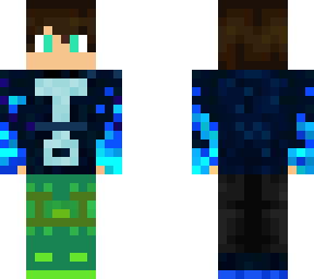 blue & green teenager