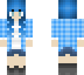 blue plaid