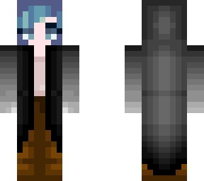 medieval blue haired girl