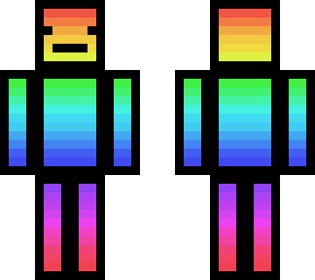 outlined rainbow