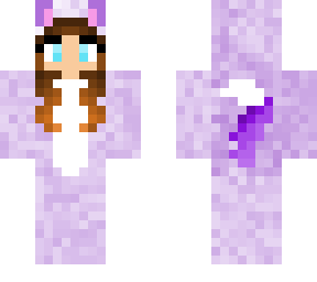 purple wolf girl