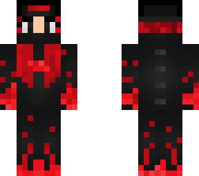 red and black