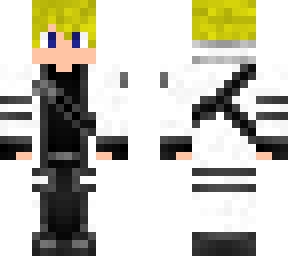 white kirito with blonde hair blue eyes