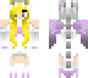 blond dragon girl