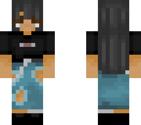 casual girl - black version