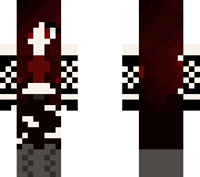 edited vampire girl with headphones