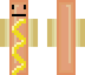 hot dog with mustard