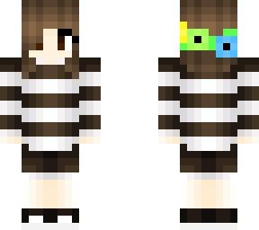 layered chocolate and vanilla -ce