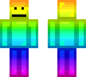 rainbow, man
