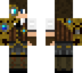 steampunk cyborg blue