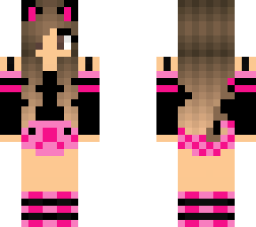 pink cat girl