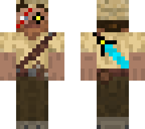 armed husk man