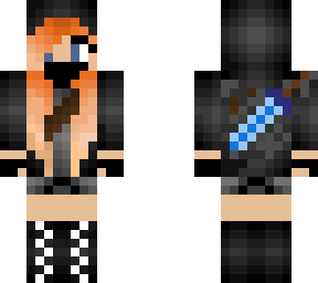 assassin girl with diamond sword