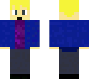 blue jacket
