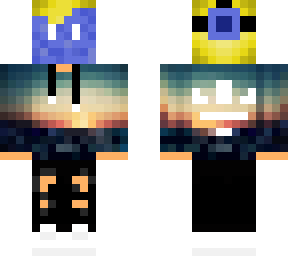 blue mask