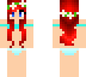 red head swimsuit