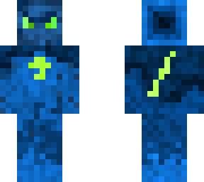 blue flashy guy