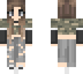 cool camo girl