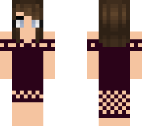 dark purple dress girl