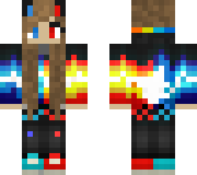fire and ice wolf girl
