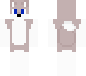 furry dog (without clothes)