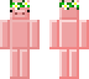pig flower crown