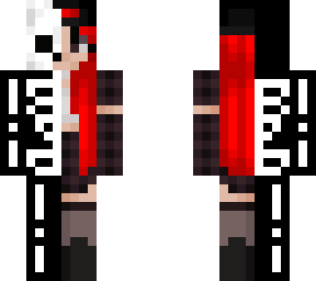 red skeleton girl