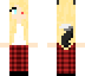 girl in pajamas (with ears and a tail)