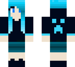 blue creeper girl