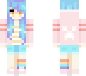 girl with pink creeper hoodie and rainbow sock