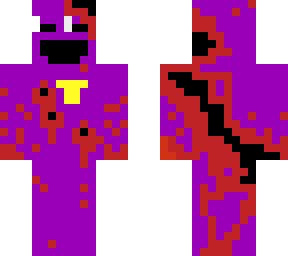 purple guy with blood