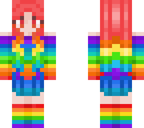 rainbow girl
