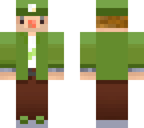 spelunky - green jacket
