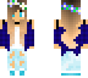 blue girl