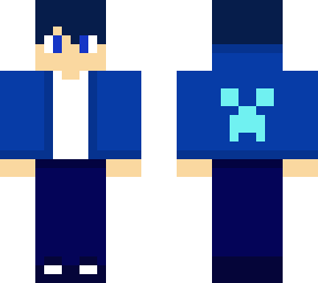 blue skin/blauer skin