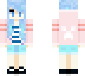 normal girl blue
