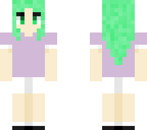 school girl green gym